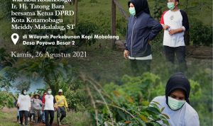 Walikota Kotamobagu Tinjau Lokasi Perkebunan Mobalang Desa Poyowa Besar II