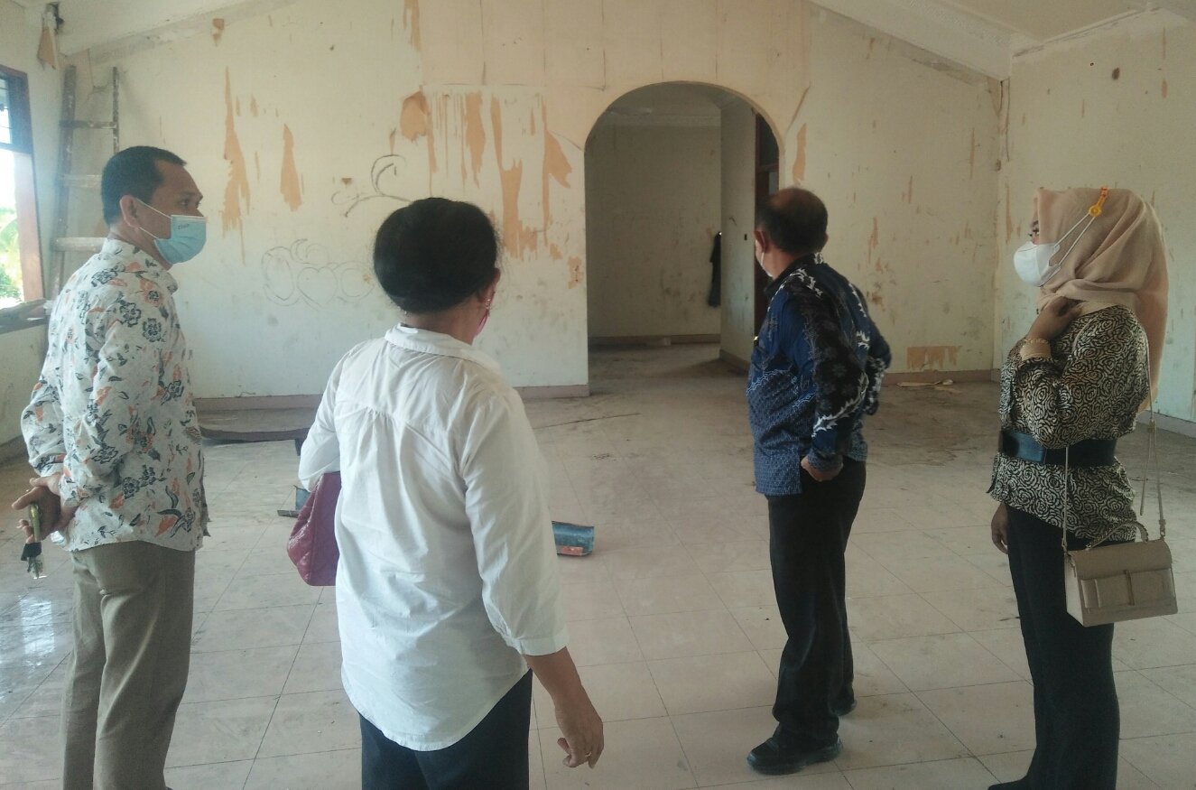 Pantau Ketersediaan Ruangan Perkuliahan di Eks Kantor Bupati Bolmong, Ini Harapan UDK Untuk Pemkot