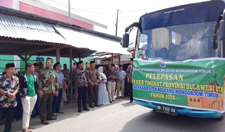 Bupati Sachrul Resmi Lepas Puluhan Kontingen Kafilah Ikuti MTQ ke - 29 Tingkat Provinsi
