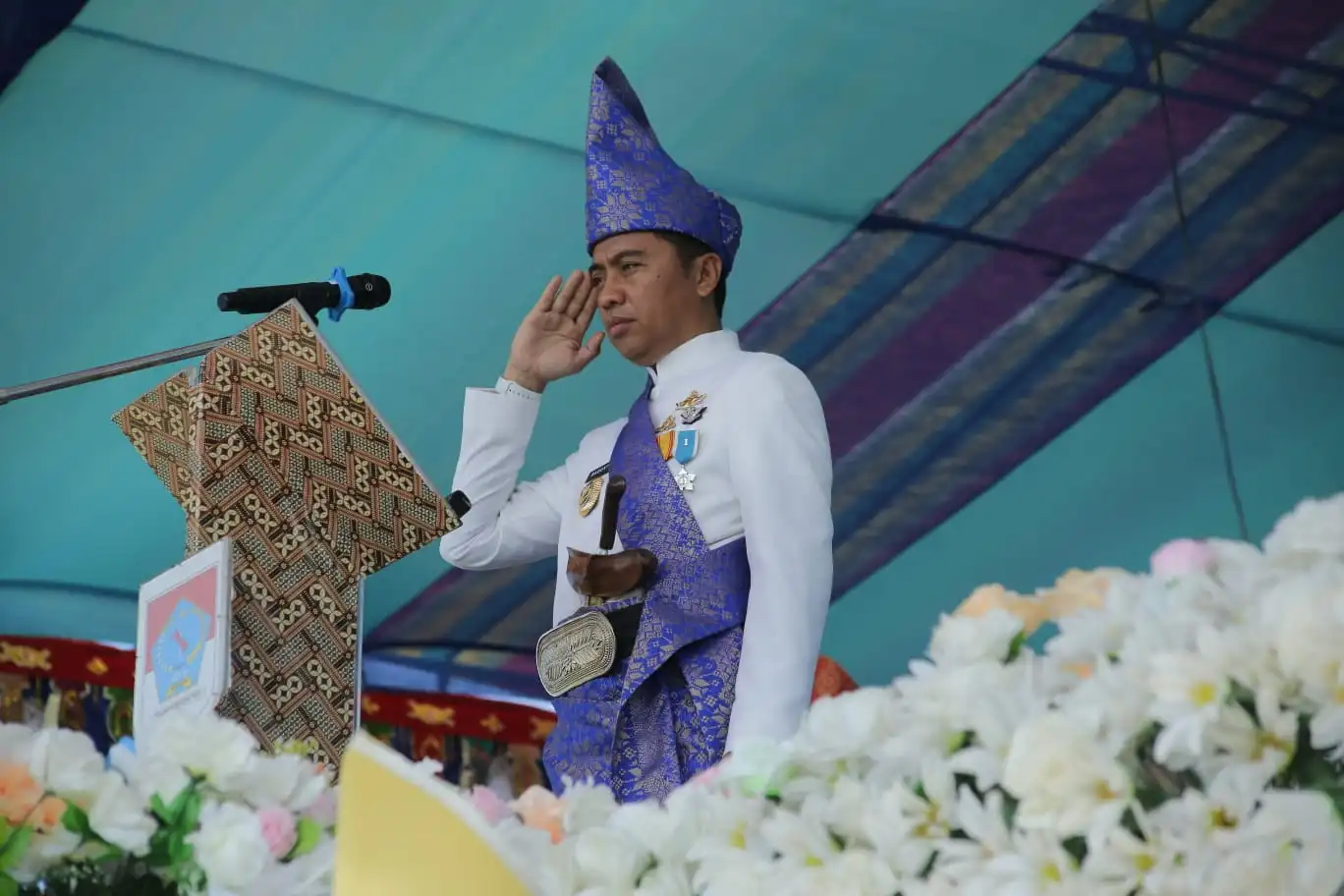 Pimpin Upacara HUT Boltim ke-14, Bupati Sachrul Ajak Masyarakat Mencintai Daerah dan Tidak Lupa Sejarah