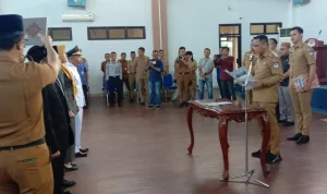 Hari Ini, 5 Pejabat Administrator Boltim Dilantik, Sachrul : Ini Murni Penyegaran, Bukan Terkait Politik