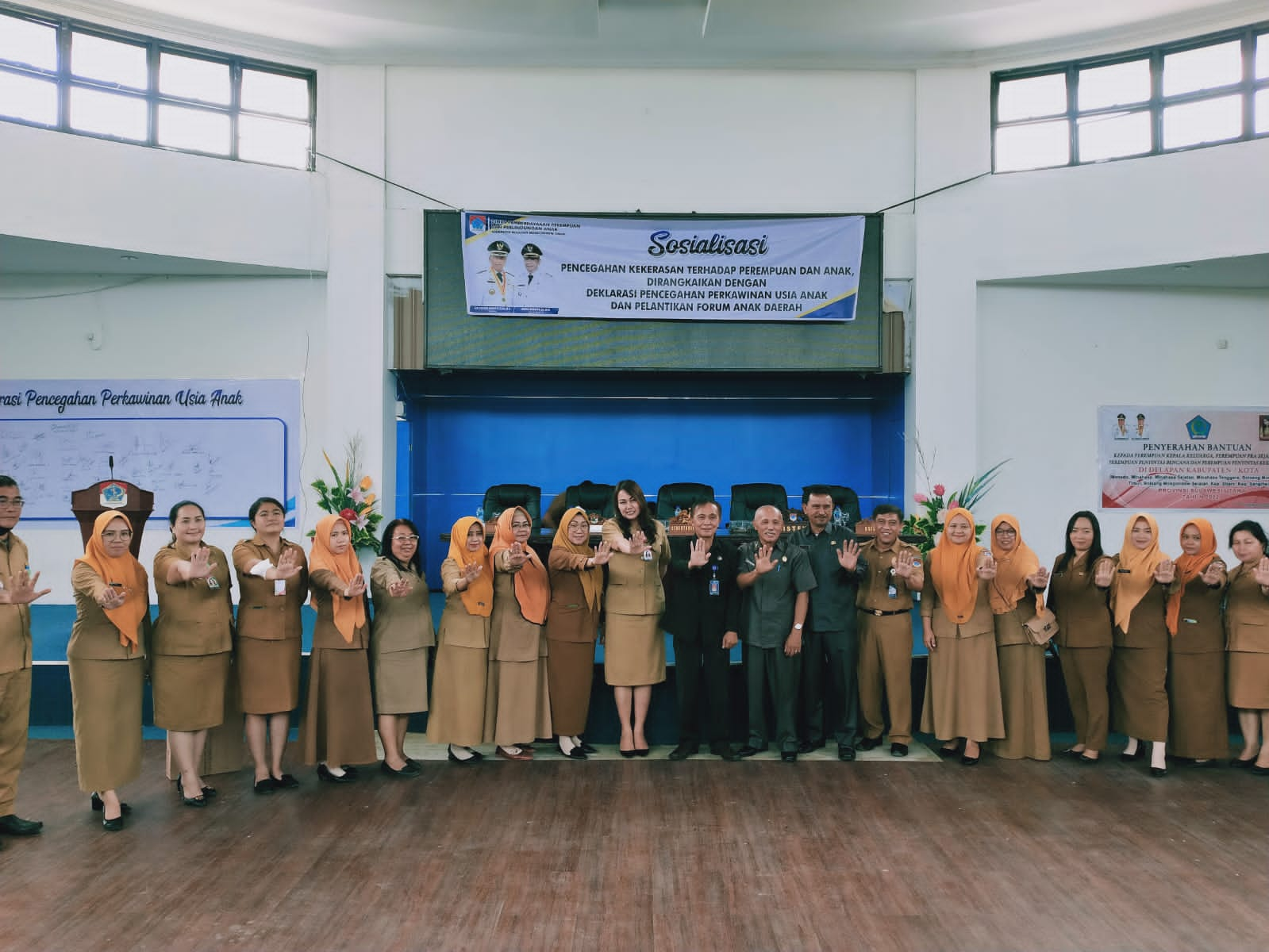 Pemkab Boltim Gelar Sosialisasi Pencegahan Kekerasan Perempuan dan Anak