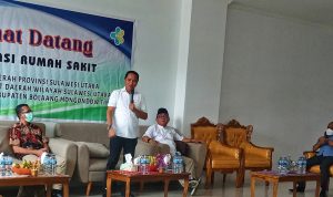 Sambut Kunjungan Tim Visitasi Provinsi Sulut di RSUD Pratama Ambang Boltim, Bupati Sachrul Sampaikan Ini