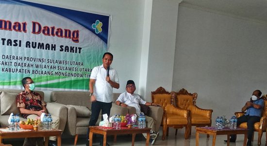 Sambut Kunjungan Tim Visitasi Provinsi Sulut di RSUD Pratama Ambang Boltim, Bupati Sachrul Sampaikan Ini