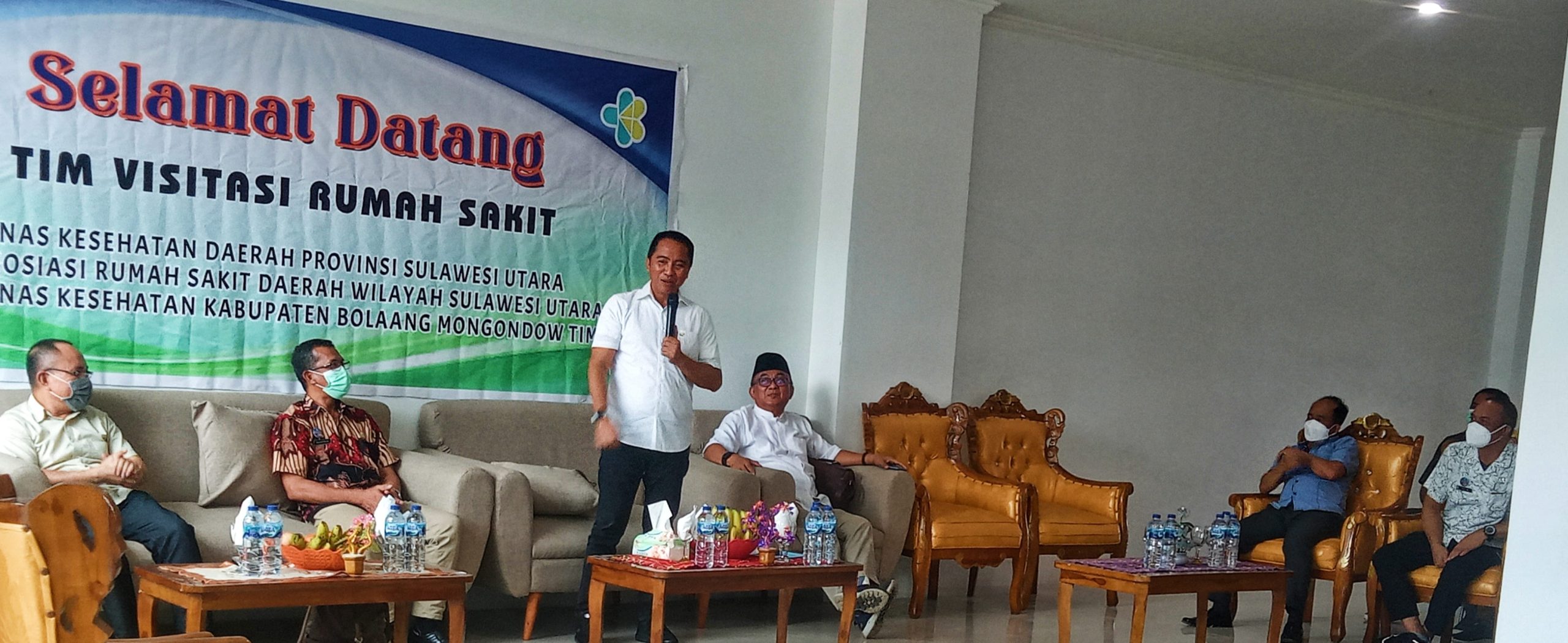 Sambut Kunjungan Tim Visitasi Provinsi Sulut di RSUD Pratama Ambang Boltim, Bupati Sachrul Sampaikan Ini