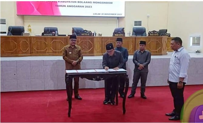 Bersama Pemkab, DPRD Bolmong Gelar Paripurna KUA dan PPAS APBD Tahun Anggaran 2023