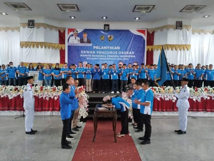 Hadiri Pelantikan DPD KNPI Bolmong Periode 2022-2025, Limi Mokodompit Berharap Segera Turunkan Program Menyentuh Pemuda dan Masyarakat
