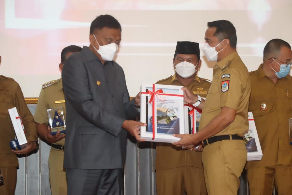 Diterima Langsung Bupati Sachrul, Pemkab Boltim Dapat Penghargaan WTP dan DIPA dari Kementerian Keuangan Lewat DJPb Sulut