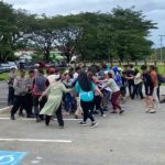 Persiapan Pengamanan Pilkada, Bawaslu Bolsel Hadiri Latihan Sispamkota yang Digelar Polres.