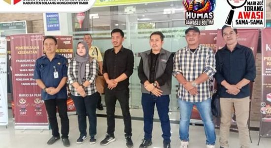 Pilkada 2024: Bawaslu Boltim Awasi Tahapan Tes Kesehatan Bakal Calon Bupati dan Wakil Bupati