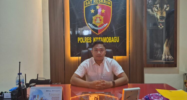 Kasat Reskrim Polres Kotamobagu, Iptu Ahmad Waafi, S.Trk, MH.