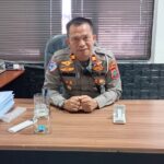 Kasat Lantas Polres Kotamobagu Iptu Luster Simanjuntak SH (foto:Zakir)